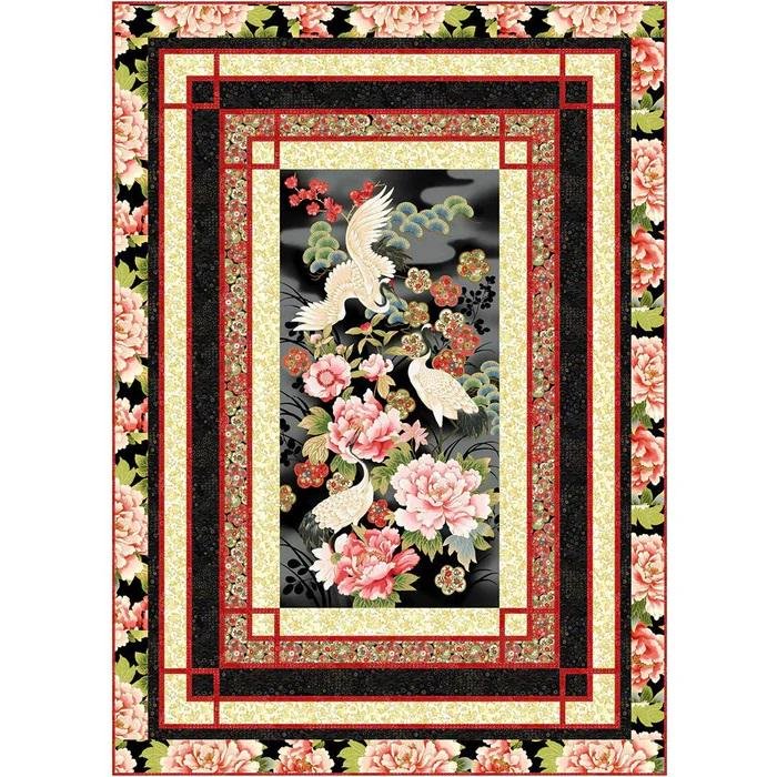 Tadashi Quilt Kit by Wendy Sheppard for P & B Textiles 50"X70"