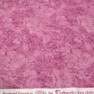 Feathered Friends by Sue Zipkin for Clothworks Y3496-40 Fuschia one yard 24" remnant