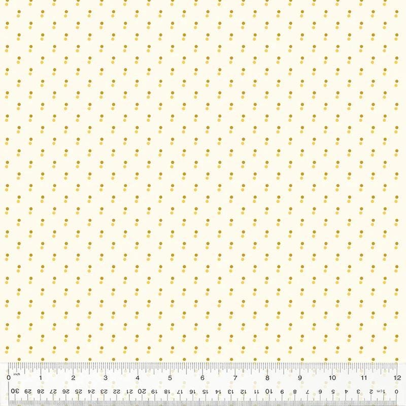 Bonny by Denvse Schmidt for Windham Fabrics 53648-7 Ochre sold by the 1/2 yd.