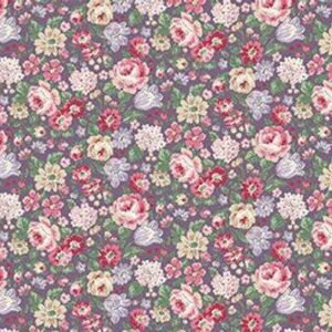 English Rose Garden by Quilt Gate RU2310-14E one yard remnant