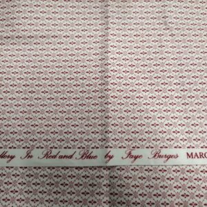 Gallery In Red by Faye Burgos for Marcus Fabrics  15" remnant
