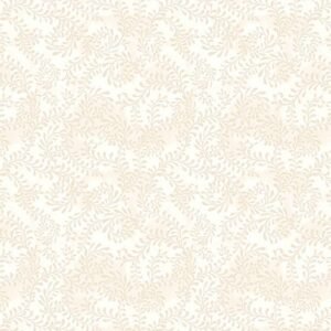 Swirling Leaves by Wilmington Prints 27650-102 Ivory sold by the 1/2 yd.