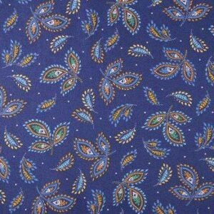 Bella Donna by Studio 8 for Q.T. Fabrics 23385-Navy sold by the 1/2 yd.