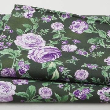 Decadent Blossoms by Robert Kaufman 23559 Palm Green sold by the 1/2 yd.