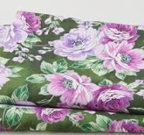 Decadent Blossoms by Robert Kaufman 23558 Fern Green sold by the 1/2 yd.