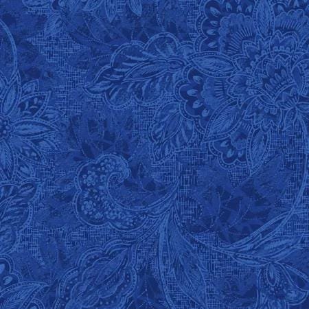 Shadows 118" wide by Oasis Fabrics 180308-7 Blue three yard remnant