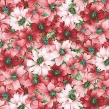 Softly from Flowerhouse Collection by Debbie Beaves for Robert Kaufman 21700-205 Multi sold by the 1/2 yd.