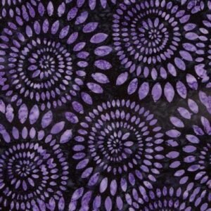 Dahlias Expressions by Riley Blake Designs 23101-167 Grape/Coral sold by the 1/2 yd.