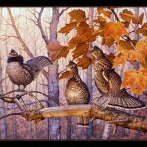 Out On A Limb Panel by Elizabeth's Studio 4208-Black 36"X44"