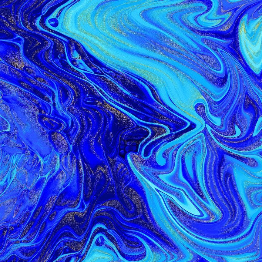 Escapade Metallic Marble by Chong-a Hwang for Timeless Treasures CM3798 Navy sold by the 1/2 yd.