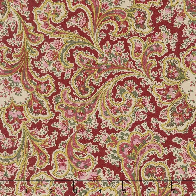 Malabar 108" Wide by Benartex 2283W-10B Claret 3-1/2 yard cut
