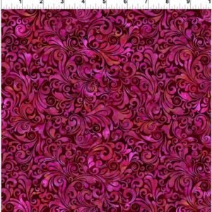 Prism II by Jason Yenter for In The Beginning 24JYQ-1 Magenta Swirls sold by the 1/2 yd.