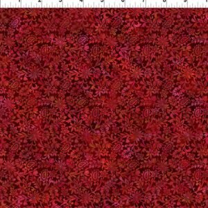 Prism II by Jason Yenter for In The Beginning 25JYQ-1 Crimson Brocade  sold by the 1/2 yd.