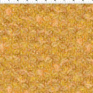 Prism II by Jason Yenter for In The Beginning 23JYQ-2 Yellow Blooms  sold by the 1/2 yd.