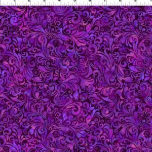 Prism II by Jason Yenter for In The Beginning 24JYQ-4 Purple Swirls sold by the 1/2 yd.