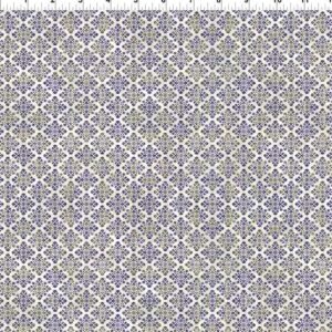 Carpet Bag Romance by Jason Yenter for In The Beginning Fabrics 8CBR-3 Purple Medallion sold by the 1/2 yd.