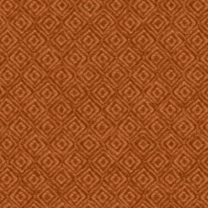 Woolies Heritage Flannel by Bonnie Sullivan for Maywood Studios MASF9422-Orange 2 yd. remnant