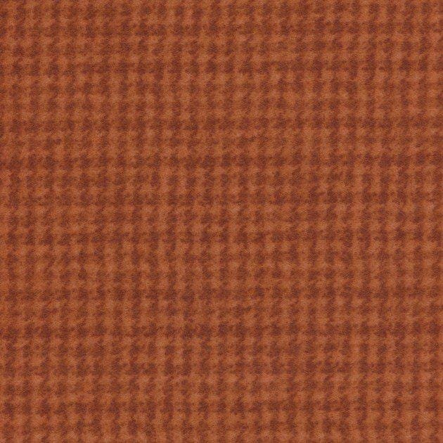 Woolies Basket Houndstooth by Bonnie Sullivan for Maywood Studios MASF18503-Orange 2 yd. remnant