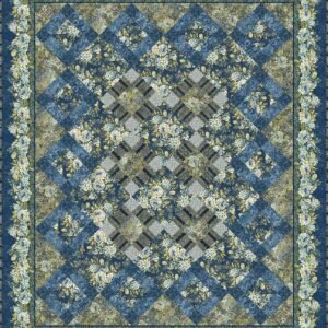Carpet Bag Romance Quilt Pattern by Jason Yenter for In The Beginning 86-1/2"X103-1/2"
