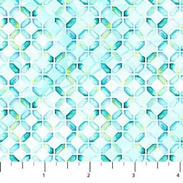 Concerto by Deborah Edwards and Melanie Samra for Northcott 27833-42  Pale Blue sold by the 1/2 yd.