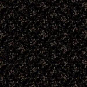 Paula's New Companions by Paula Barnes for Marcus Fabrics R221101D black sold by the 1/2 yd.