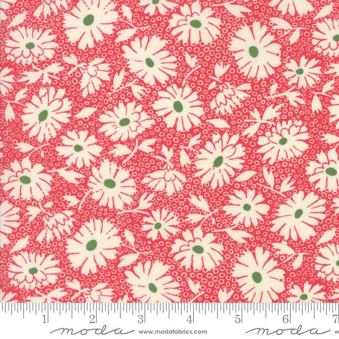 Hop, Skip, And A Jump by American Jane for Moda 21703-15 Strawberry sold by the 1/2 yd.