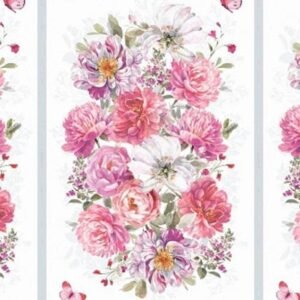 Blush Garden Panel by Wilmington Prints 17771-193 24"X44"