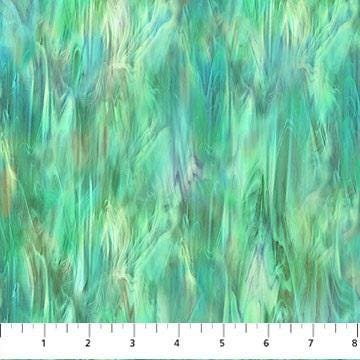 Risen by Deborah Edwards for Northcott Fabrics DP28664-74 Green sold by the 1/2 yd.