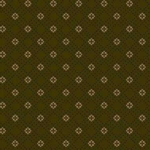 Mercantile Flannels by Pam Buda for Marcus Fabrics F171118 Green sold by the 1/2 yd.