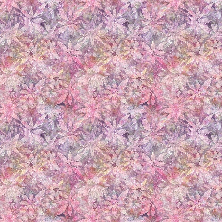 Calico Cat Shadow Floral Texture by Timeless Treasures CD4119 Pink sold by the 1/2 yd.