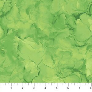 Coral Reef by Deborah Edwards and Melanie Samra for Northcott Fabrics DP28270-74 Green Apple sold by the 1/2 yd.