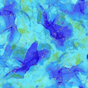 Evening Glow Water Paint Texture by Chong-a Hwang for Timeless Treasures CM4108 Aqua sold by the 1/2 yd.