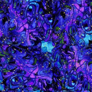 Evening Glow Butterfly Marble Metallic by Chong-a Hwang for Timeless Treasures CM4109 Black sold by the 1/2 yd.