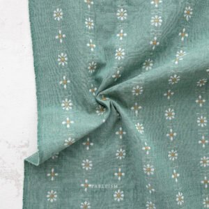 Forest Forage Daisys by Fableism FOR-DAI-13 Spring sold by the yard.