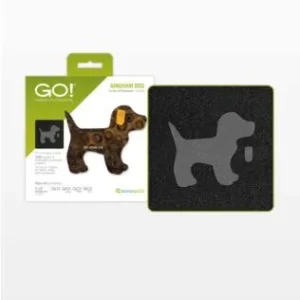 Accuquilt Go! Gingham Dog Cutting Die 55064 NEW in Original Package