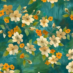 Light of the world by Claudia McKinney for QT Fabrics 31246-Q Jade sold by the 1/2 yd.