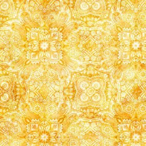 Lil' Farmers by QT Fabrics 31908-s Yellow sold by the 1/2 yd.