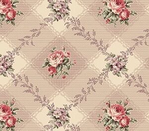 RuRu Bouquet Love Rose Love by Quilt Gate RU 2300-12F one yard remnant
