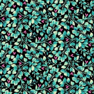 Summer Buzz by Maywood Studios MAS11065-J Green Leaves sold by the1/2 yd.