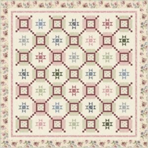 Wild Flowers Quilt Kit by Marcus Fabrics in Collaboration with the Smithsonian 79"X79"