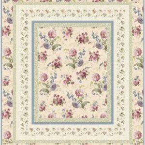 Wild Flowers Wall Hanging Quilt Kit by Marcus Fabrics in Collaboration with the Smithsonian 32"X37"