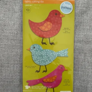 Accuquilt Go! Cutting Die Birds Trio 55324 Go Die 6”x12” NEW
