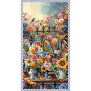 Florinda Panel by Francesco Moretti for Blank Quilting BQ14748P-17 Multi 24"X44"