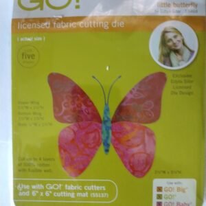Accuquilt Go! Cutting Die Little butterfly 55468 NEW