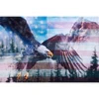 USA Wild Americana Digitally Printed Eagle Panel by Shannon Fabrics for Maywood Studio 36"X44"