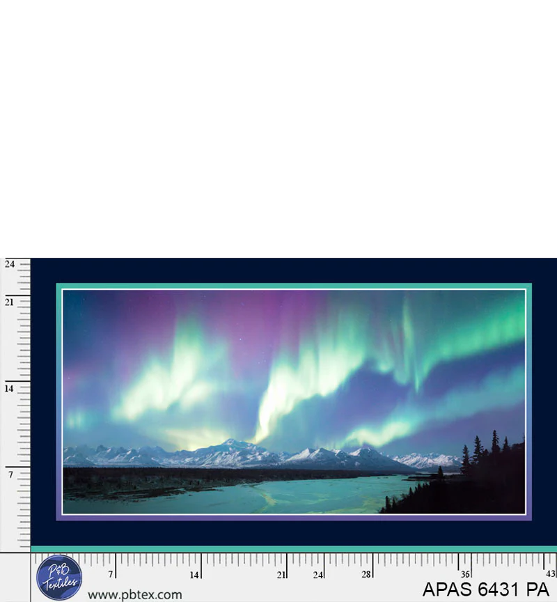 Aurora's Passage by Shane Lamb for P & B Textiles 6431-PA 24"X43"