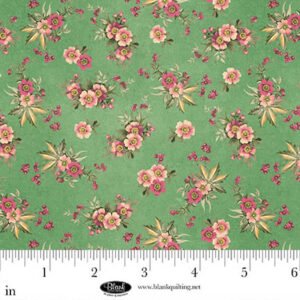 Birds & Blooms by Ditsy Floral J K Stewart for Blank Quilting 4619-66 Sage sold by the 1/2 yd.