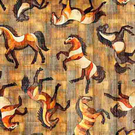 Canyonlands by QT Fabrics 32016-A Brown sold by the 1/2 yd.