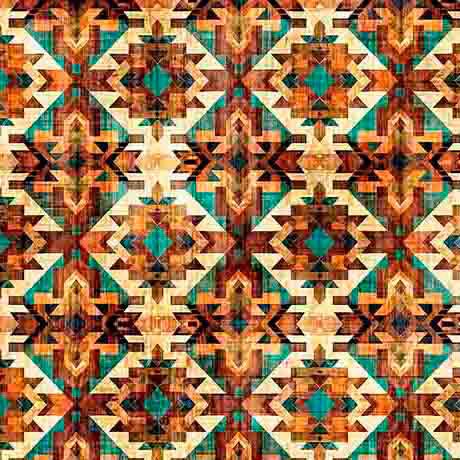Canyonlands by QT Fabrics 32018-A Brown sold by the 1/2 yd.