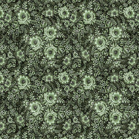 Cedar And Sage by QT Fabrics 31857-F Forest sold by the 1/2 yd.